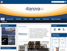 Tablet Screenshot of dianova.cl