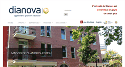 Desktop Screenshot of dianova.ca