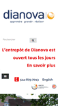 Mobile Screenshot of dianova.ca